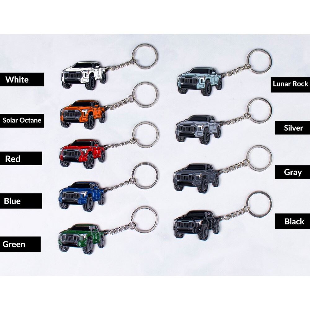 Tundra Accessories Metal Tundra Keychain 2024 2023 - Key Ring Toy Truck - Picture 4 of 10